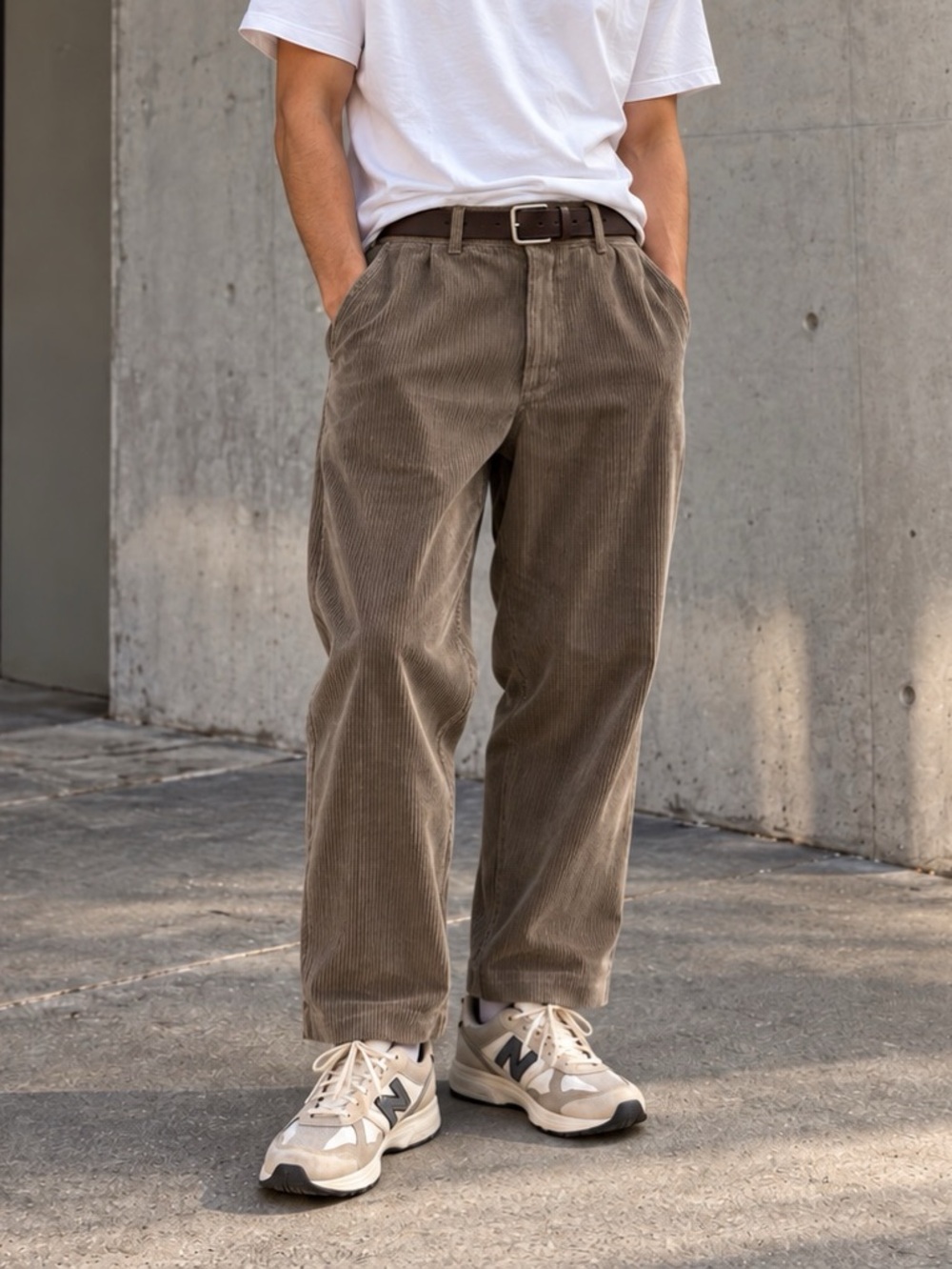 Vintage Cala G Brown Corduroy Pants 42 Baggy Y2K Skater 90s Streetwear Indie
